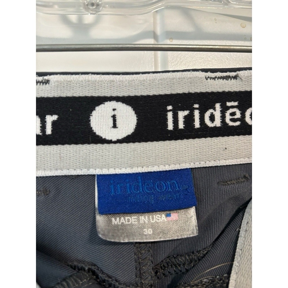 IRIDEON DARK Gray KNEE PATCH Breeches WOMEN's 30 Equestrian PULL-ON Riding PANTS - Picture 2 of 3